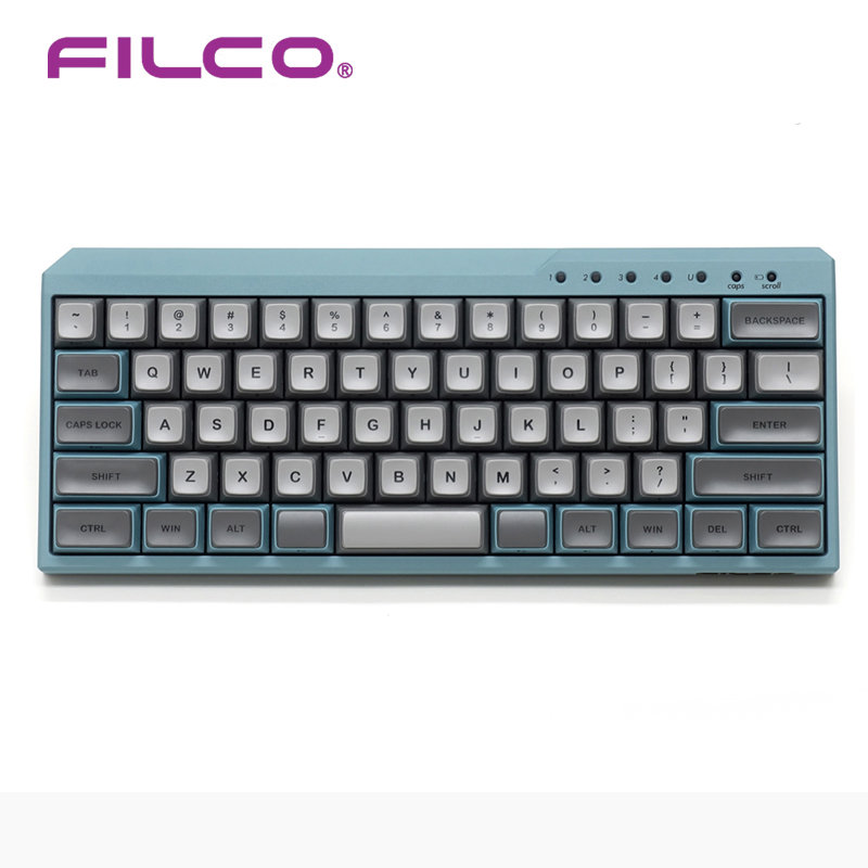 斐尔可（FILCO） MINILA-R迷你啦机械键盘办公键盘 双模键晨曦绿 红轴