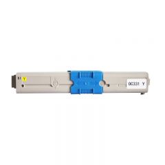 京呈PLUS版C310dn粉盒适OKI C330dn C331dn 301粉盒C510dn C530dn碳粉盒 【2000页】C310 黄色墨粉盒