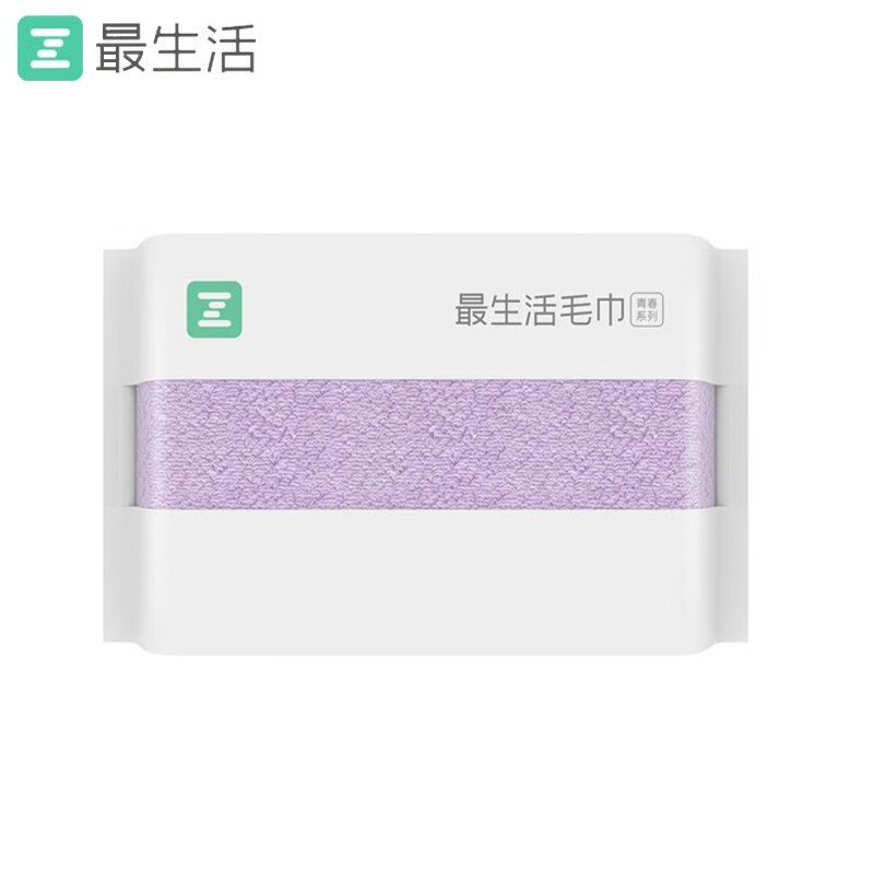 最生活（a-life） A-1159青春系列毛巾厚款34*76cm紫色