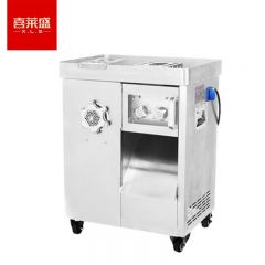 喜莱盛（XLS） XLS-JQ-2X商用切片机绞肉机 电动不锈钢大功率绞馅搅肉灌肠机大型碎肉打肉料理机工程款