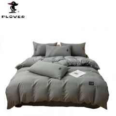 啄木鸟（PLOVER） 水洗棉麻床笠四件套-灰200*230cm ZMN-MM003