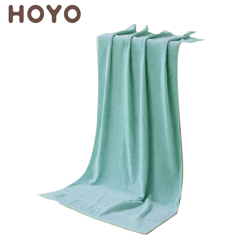 HOYO JP8927臻品长绒棉浴巾EVA单条装青绿
