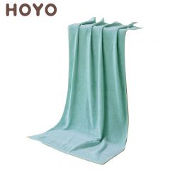 HOYO JP8927臻品长绒棉浴巾EVA单条装青绿