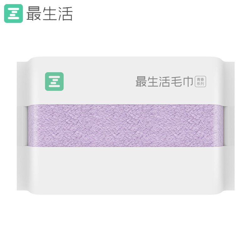 最生活（a-life） A-1193青春系列毛巾轻柔款32*70cm紫色