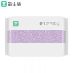 最生活（a-life） A-1193青春系列毛巾轻柔款32*70cm紫色