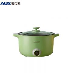 奥克斯（AUX） HX-12B111电煮锅多用途锅多功能电热锅小电锅学生宿舍小锅泡面锅电火锅 2.5L煎涮一体锅