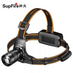神火（SupFire） 头灯强光远射LED可充电头戴式矿工夜钓灯防水 HL71【15W带感应1400毫安】