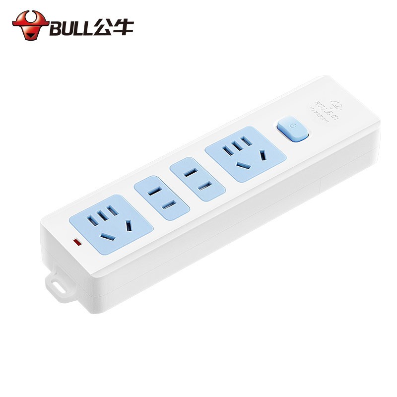 公牛（BULL） GN-407WC4位总控无线袋装延长线插座/插线板/插排/排插/接线板/拖线板（3755）