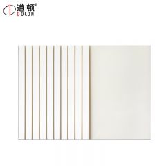 道顿（DOCON）A4幅面 热熔装订机塑料白色热熔封套 合同 标书 文件 书本胶装透明封面带侧胶 1mm 白 20本/包