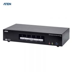 宏正（ATEN） CS1964 4端口 USB3.0 4K DisplayPort 三屏幕KVMP™多电脑切换器工业级