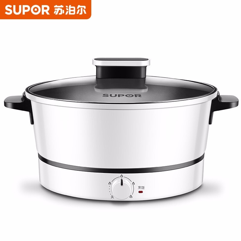苏泊尔（SUPOR） H24YK11多功能电火锅四档火力调节不沾内胆1200W大火力电火锅3L