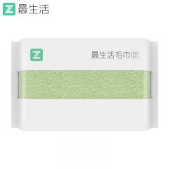 最生活（a-life） A-1193青春系列毛巾轻柔款32*70cm绿色