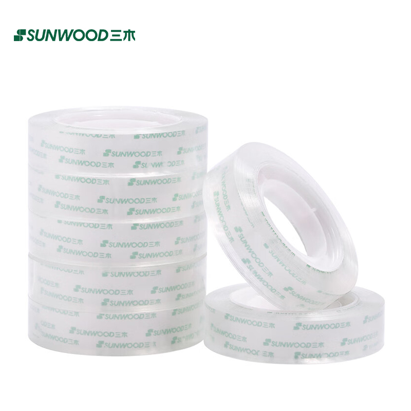 三木 7122 透明高粘文具胶带 12mm*30y 12卷/筒