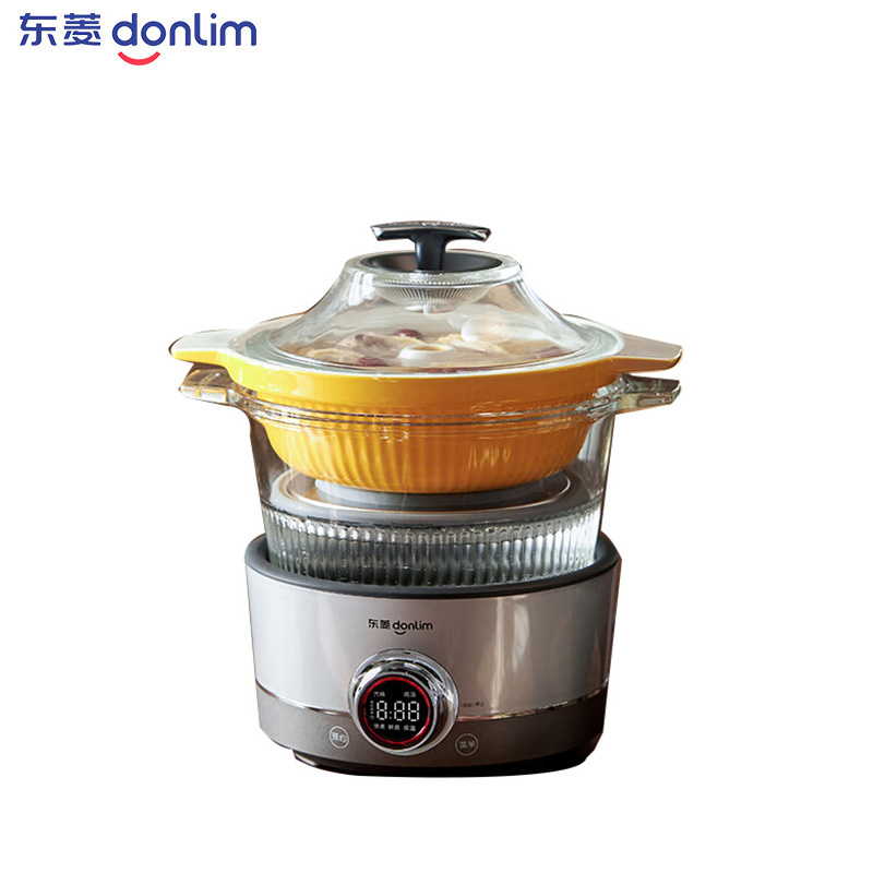 东菱（Donlim） 蒸汽锅 电炖锅 汽锅 家用电蒸锅 多功能蒸炖锅 隔水炖盅 云南汽锅鸡（煮锅+汽锅）DL-9009