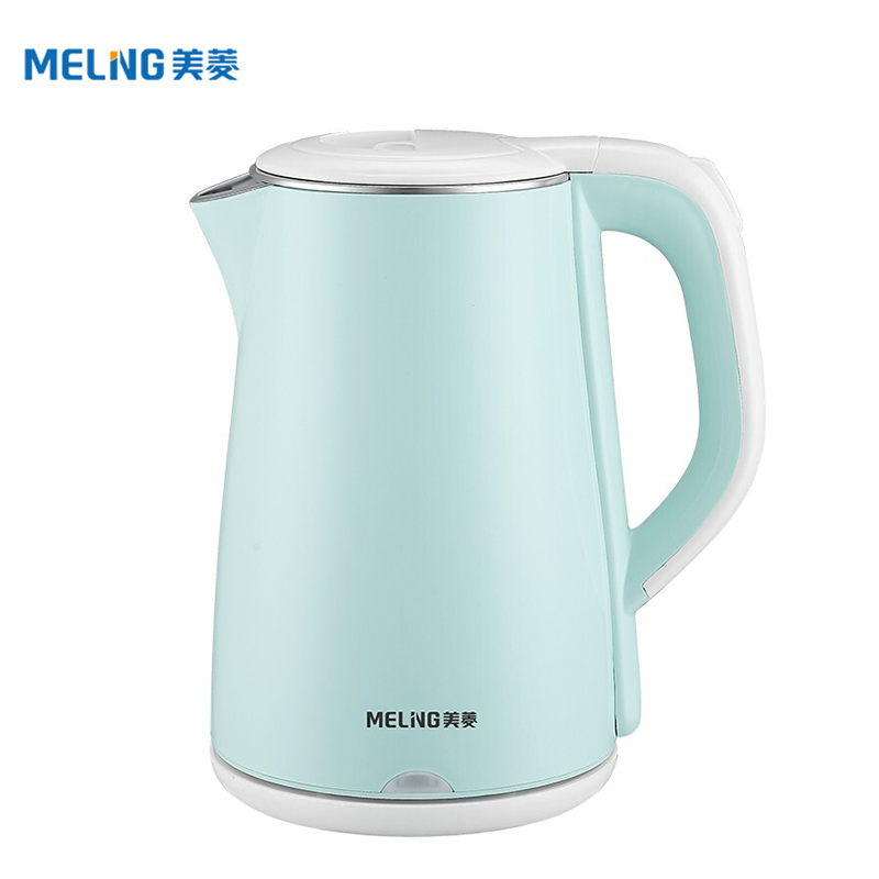 美菱（MeiLing） MH-LC1820热水壶天蓝色家用大容量烧水壶双层防烫