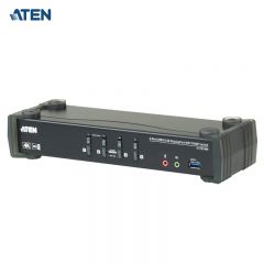 宏正 ATEN CS1924M 4口USB3.0 4K DP KVMP多电脑切换器提供多样化操作适用平面动画影像制作