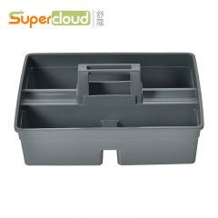 舒蔻(Supercloud) 酒店手提清洁篮 大号 灰色 个