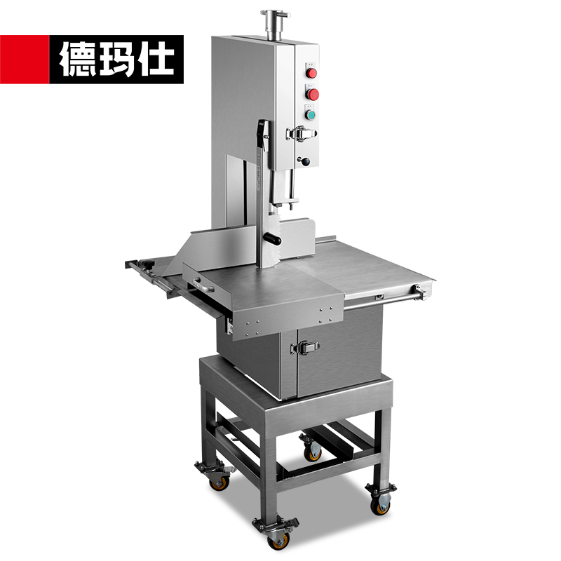 德玛仕（DEMASHI） QGJ-310锯骨机商用切骨碎骨机切冻肉鸡架机电动 全不锈钢 猪腿骨推荐落地式 不锈钢机身
