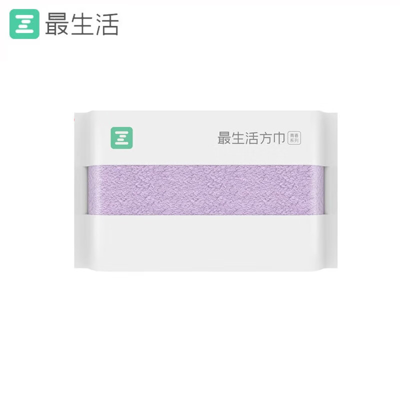 最生活（a-life） A-1162青春系列方巾34*34cm紫色
