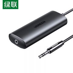 绿联（UGREEN）90491 黑色 3.5MM音频隔离器 音频降噪滤波器 共地干扰隔离器 适用AUX音频口车载音响箱功放过滤杂音电流声