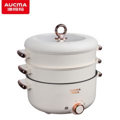 澳柯玛（AUCMA） AKZL-17D家用三层多功能电蒸锅 可蒸可煮可火锅多功能电蒸笼