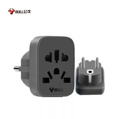 公牛（BULL） 环球旅行USB转换器/转换插头国外欧标美标澳标英标适用多个国家地区 欧标插头多国旅行转换器GN-L12