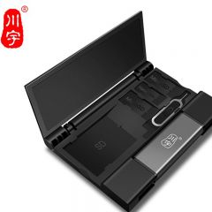 川宇 C350D USBC3.0高速多功能合一手机收纳盒读卡器Type-c接口安卓OTG支持SD/T C350D 多合一收纳盒 官方标配【无内存卡】