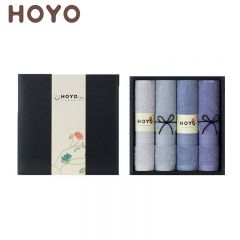 HOYO 4506臻品长绒棉毛巾四件套灰色系列