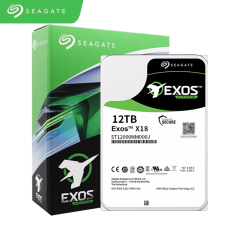 希捷（Seagate） 企业级硬盘 12TB 256MB 7200RPM CMR垂直 SATA 希捷银河Exos X18系列 服务器硬盘ST12000NM000J