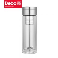 德铂（Debo） 伯格曼斯磁吸玻璃杯 320ml DEP-914 透明色