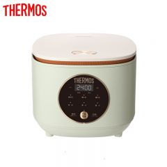 膳魔师（THERMOS） EHA-4139E 微电脑电饭煲奶绿色大屏幕面板按键操作3L