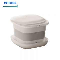 飞利浦（PHILIPS） 泡脚桶恒温电加热足浴盆多功能按摩足浴家用便携折叠泡脚盆 PPM3104FWT/93白色
