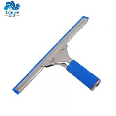 兰诗（LAUTEE） 不锈钢玻璃清洁器擦窗器刮刀刮水器厨房餐厅桌面清理工具 25厘米刮头