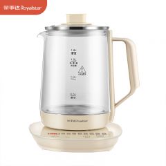 荣事达（Royalstar） 养生壶开水壶茶壶煮水壶花茶壶恒温壶多功能烧水壶煮茶壶1.8L电热水壶玻璃电水壶YSH180Y