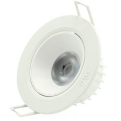雷士照明 3W-黄光3000K-开孔75mm NLED100A LED射灯嵌入式洞灯家用cob天花筒灯聚光灯NLED系列