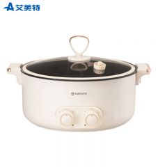 艾美特（AIRMATE） CR2005微压鸳鸯锅家用多用途电热锅电煮锅电火锅樱花粉
