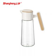 上亨（shangheng） SHZH-CFGJ004自动开合小鸟油壶大容量玻璃防漏油罐家用有瓶不挂油酱油醋壶瓶子 白色
