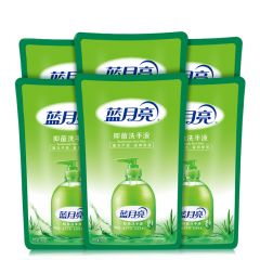 蓝月亮 芦荟抑菌洗手液套装:500g袋装补充装*6 抑菌率99.9% 补充装