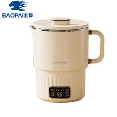 豹牌（BAOPAI） BP-4028折叠电热水壶黄色轻巧便携 烧水泡奶煮粥煮蛋火锅泡面