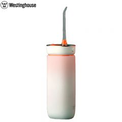 西屋（Westinghouse） 便携式电动冲牙器牙结石去除牙缝去垢神器洗牙器洁水牙线 便携式冲牙器 C101丹霞橙