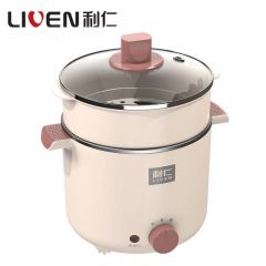 利仁 多用途锅带蒸屉电蒸锅 白色 LPHG-27升级款 台