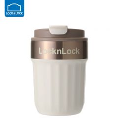 乐扣乐扣（locknlock）保温锁冷密封防漏咖啡杯光口设计翻盖直饮便携提手水杯LHC6799FU 白金 1个 360ml