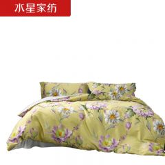 水星家纺 长绒棉抗菌四件套220*240cm宇希