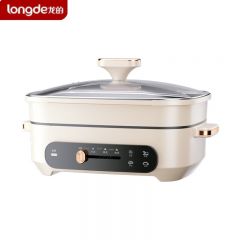 龙的（longde）LD-HG3501电火锅家用电炒锅电煮锅多档多功能料理烤肉电热锅