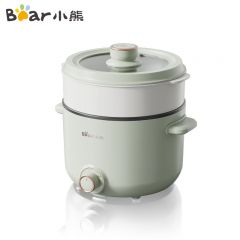小熊（Bear） DRG-E25H2配蒸笼电煮锅泡面火锅宿舍小电锅多功能多用途电热锅2.5L