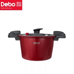 徳铂（Debo） 格兰杰双重泄气阀微压锅易清洁不粘煲汤锅24cmDEP-751一口