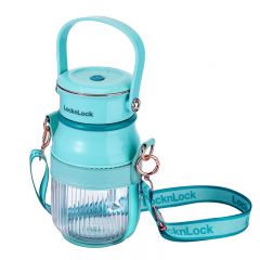 乐扣乐扣（LOCK&LOCK） 高速搅打一机双盖现打现喝方便携带果汁杯70W一冲即净超强续航高颜值送人推荐800ml容量EJJ1337BLU 蓝色