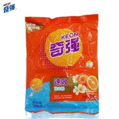 奇强  兰衣花果香洗衣粉240克*10袋易容易漂亮白固色