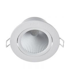 雷士照明NVC 12W 色温4000K 开孔尺寸120mm LED可调角度白色射灯筒灯10个/组