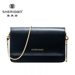 喜来登（Sheridan）韩版百搭链条单肩小方包女 NL200332A/B 黑色